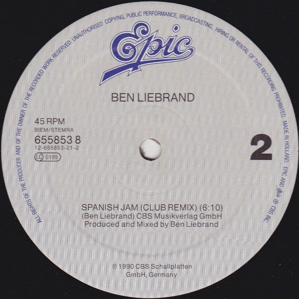 Ben Liebrand : Puls(t)ar (Freestyle Mix) (12", Maxi)