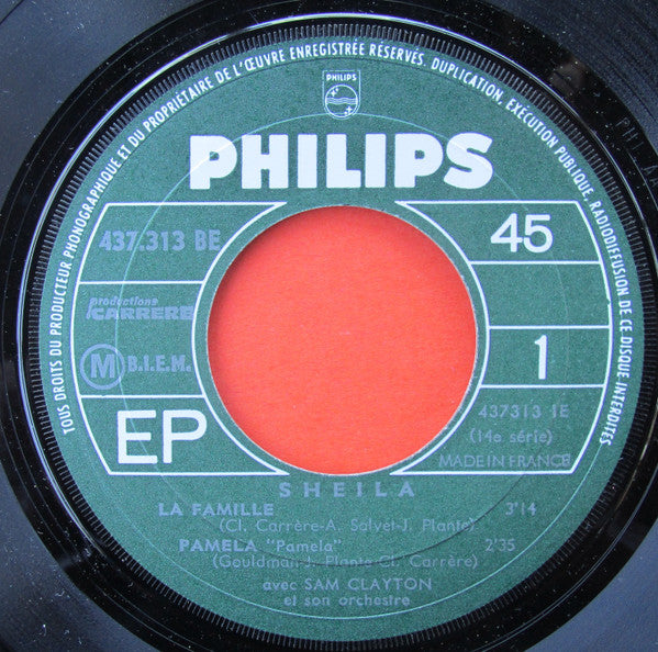 Sheila (5) : La Famille (7", EP, Fli)