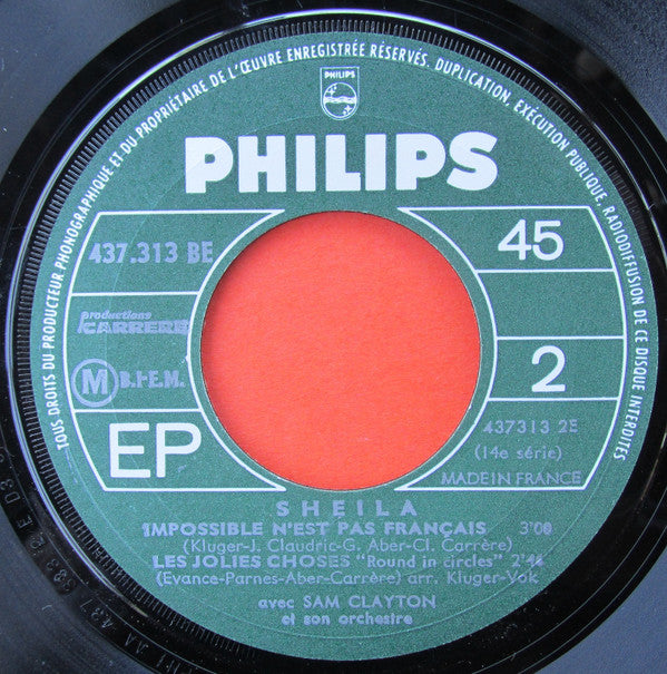 Sheila (5) : La Famille (7", EP, Fli)