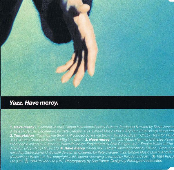 Yazz : Have Mercy (CD, Maxi)