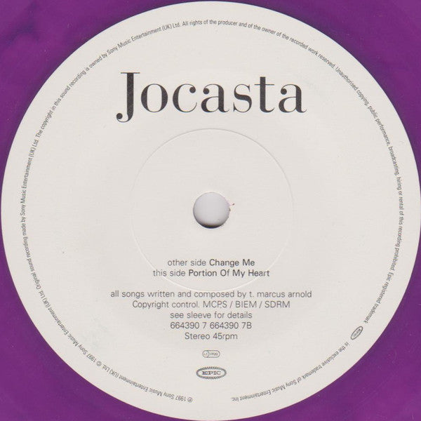 Jocasta : Change Me (7", Ltd, Pur)