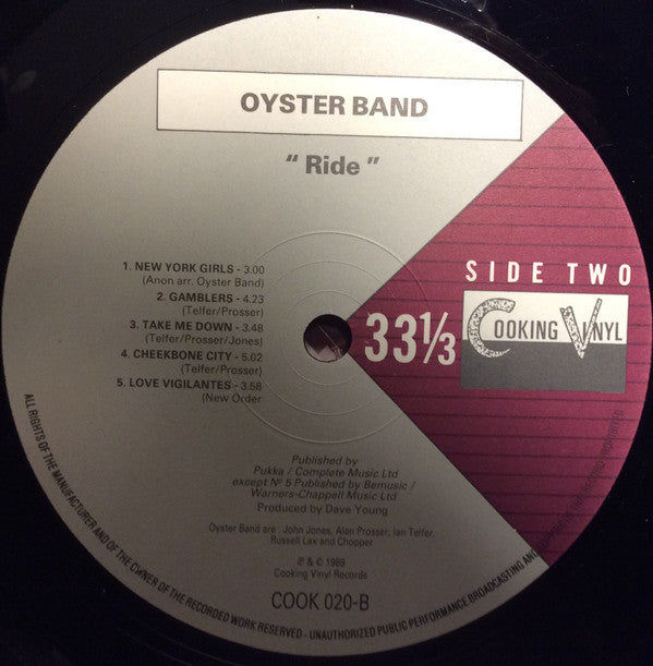 Oysterband : Ride (LP, Album)
