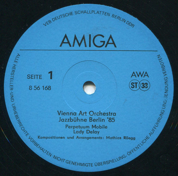 Vienna Art Orchestra : Jazzbühne Berlin '85 (LP, Album)