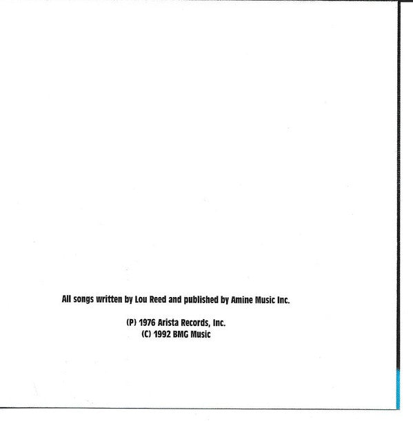 Lou Reed : Rock And Roll Heart (CD, Album, RE)
