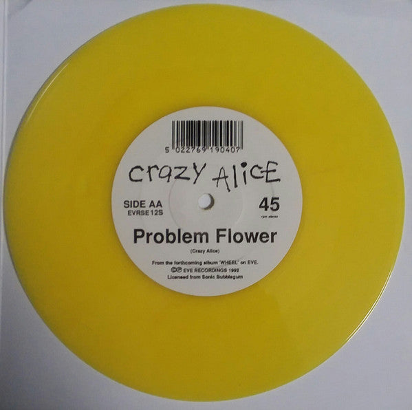 Monster Zero / Crazy Alice : Black Eye / Problem Flower (7", Single, Ltd, Yel)