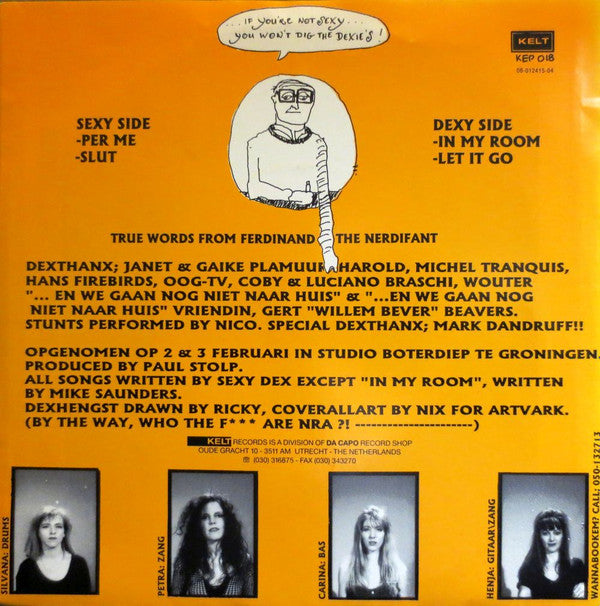 Sexy Dex : Don't Go For Second Best Baby?! (7", EP)