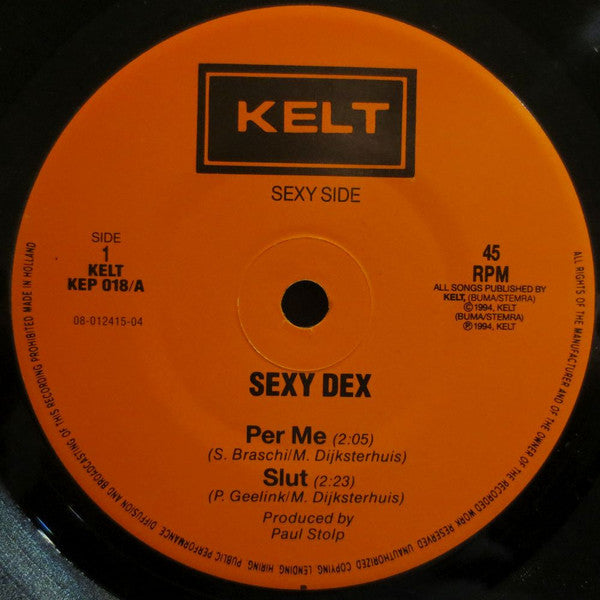 Sexy Dex : Don't Go For Second Best Baby?! (7", EP)