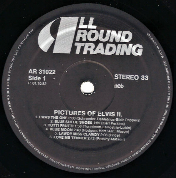 Elvis Presley : Pictures Of Elvis II (LP, Comp, RE)