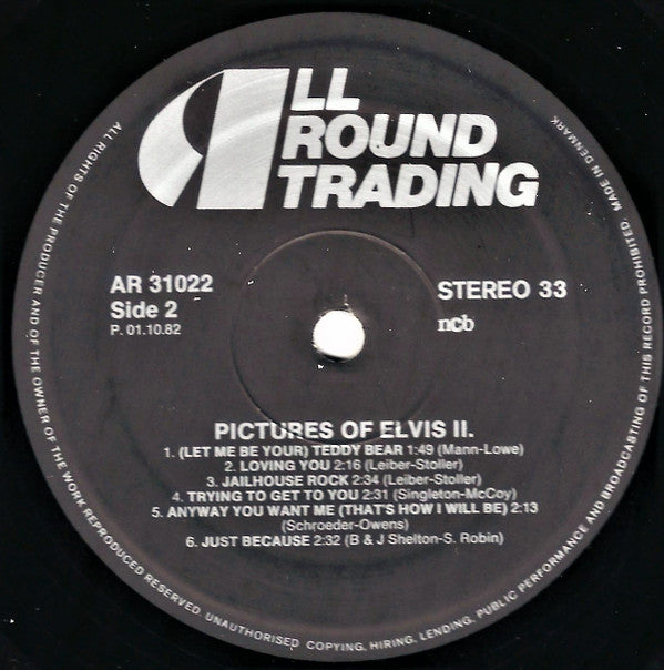 Elvis Presley : Pictures Of Elvis II (LP, Comp, RE)