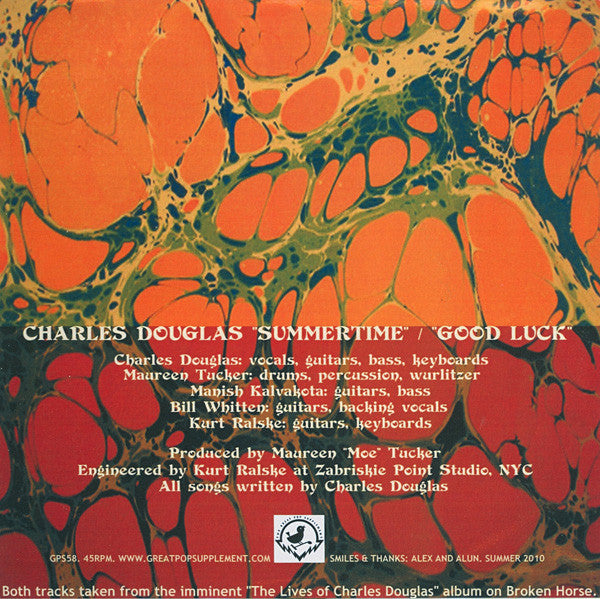 Charles Douglas (2) : Summertime / Good Luck (7", Single, Ltd, Num, Gre)