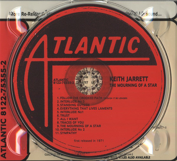 Keith Jarrett : The Mourning Of A Star (CD, Album, RE, Dig)