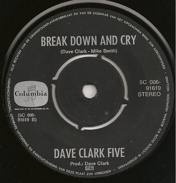 The Dave Clark Five : Here Comes Summer (7")