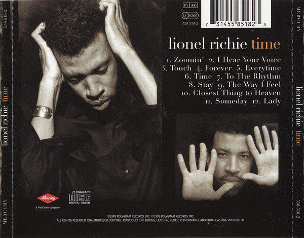 Lionel Richie : Time (CD, Album)