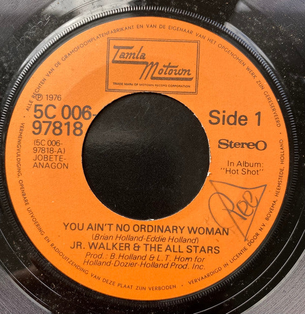 Junior Walker & The All Stars : You Ain't No Ordinary Woman (7")