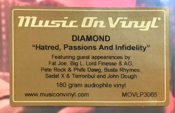 Diamond D : Hatred, Passions And Infidelity (2xLP, Album, RE, 180)