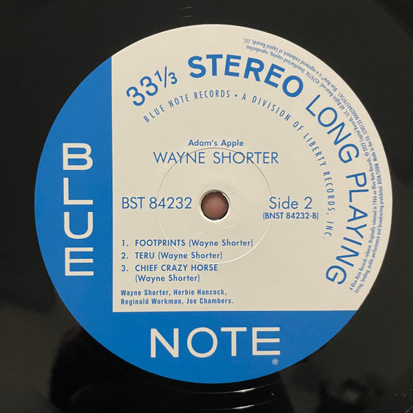 Wayne Shorter : Adam's Apple (LP, Album, RE, 180)