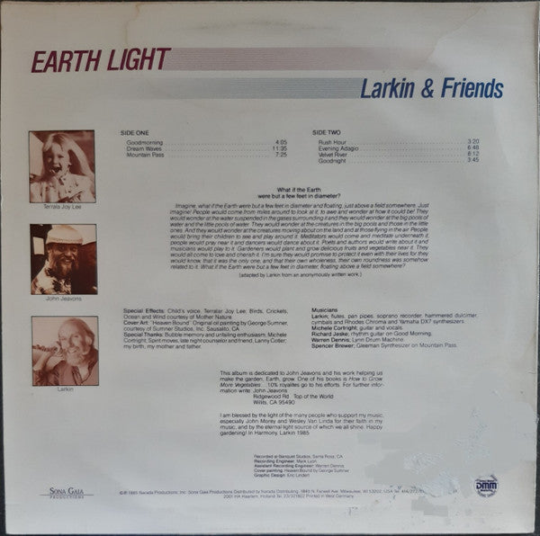 Larkin & Friends : Earth Light (LP, Album)