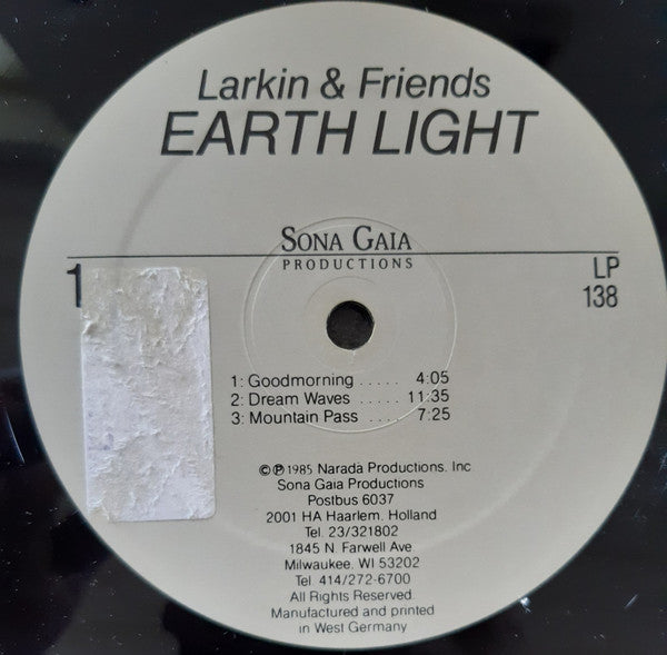 Larkin & Friends : Earth Light (LP, Album)