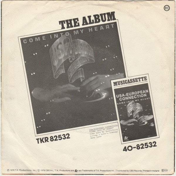 USA-European Connection : Come Into My Heart / Good Loving (7")