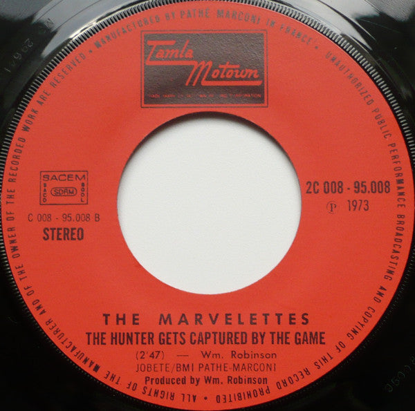 The Marvelettes : Don't Mess With Bill / The Hunter Gets Captured By The Game (7", Single)