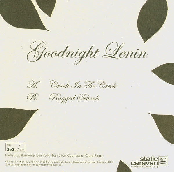 Goodnight Lenin : Crook In The Creek (7", Single, Ltd, Num)