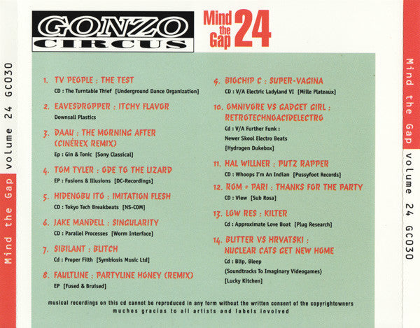 Various : Mind The Gap Volume 24 (CD, Comp)
