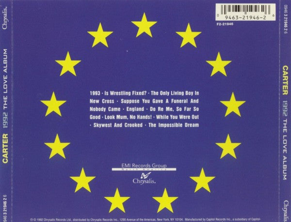 Carter The Unstoppable Sex Machine : 1992 The Love Album (CD, Album)