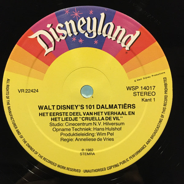 Various : Walt Disney's  101 Dalmatiërs (LP, Album)