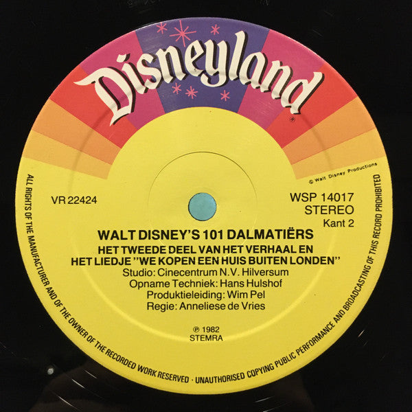 Various : Walt Disney's  101 Dalmatiërs (LP, Album)