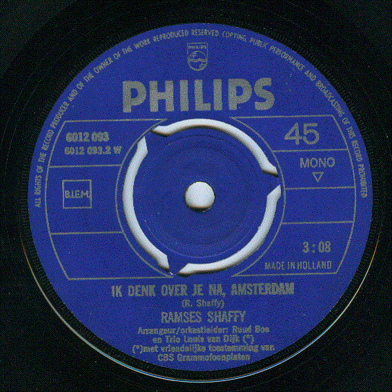 Ramses Shaffy : Zing, Vecht, Huil, Bid, Lach, Werk En Bewonder  (7", Single, Mono)