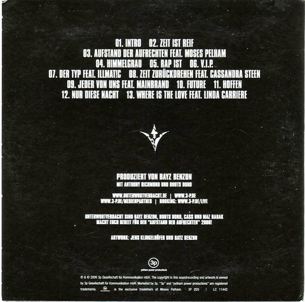 Unterwortverdacht : Aufstand Der Aufrechten (CD, Promo, Smplr)