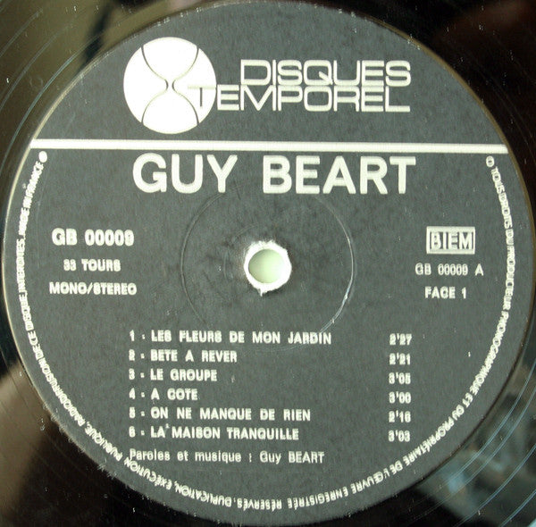 Guy Béart : Guy Béart (LP, Album)