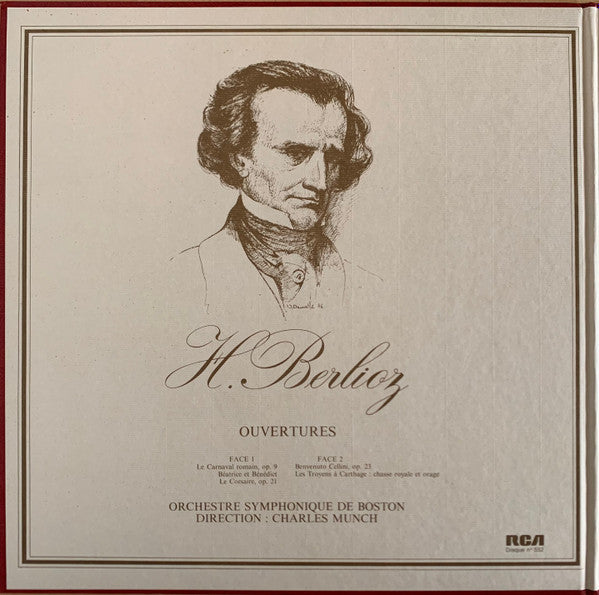 Hector Berlioz, Charles Munch, Boston Symphony Orchestra : Ouvertures (LP, Gat)