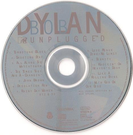 Bob Dylan : MTV Unplugged (CD, Album, RE)