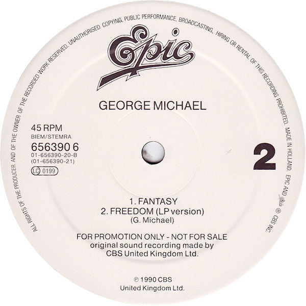 George Michael : Freedom (12", Promo)