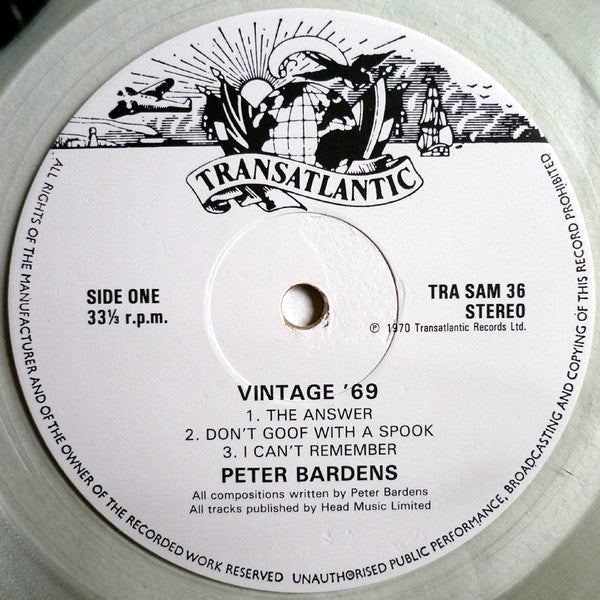 Peter Bardens : Vintage '69 (LP, Album, Ltd, RE, Cle)