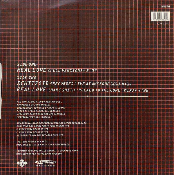 The Time Frequency : Real Love (12")