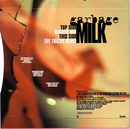 Garbage : Milk (7", Single, Num)