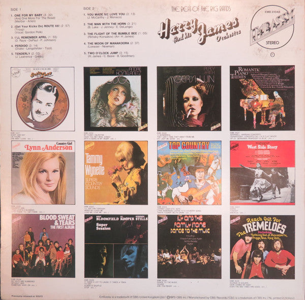 Harry James And His Orchestra : The Beat Of The Big Bands (LP, Comp)