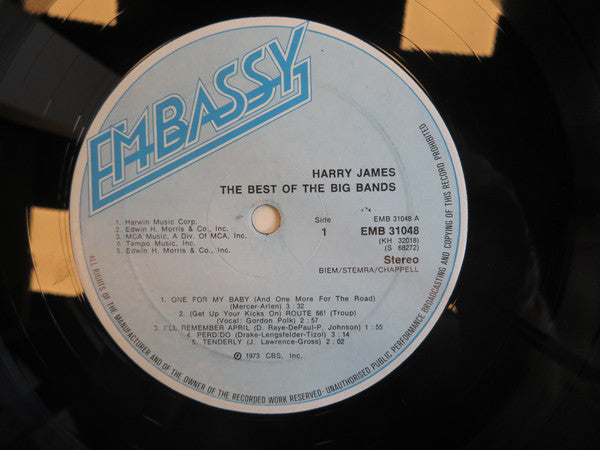 Harry James And His Orchestra : The Beat Of The Big Bands (LP, Comp)