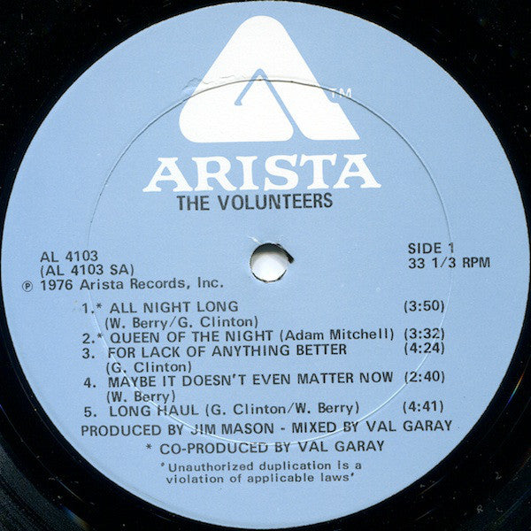 Volunteers (2) : Volunteers (LP, Album)