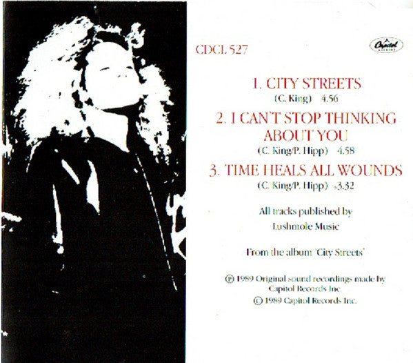 Carole King : City Streets (CD, Single)