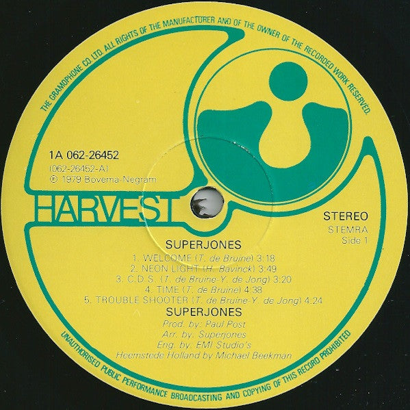 Superjones : Superjones (LP, Album)