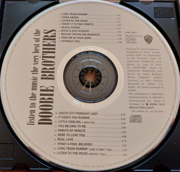 The Doobie Brothers : Listen To The Music · The Very Best Of The Doobie Brothers (CD, Comp, RE, RP)