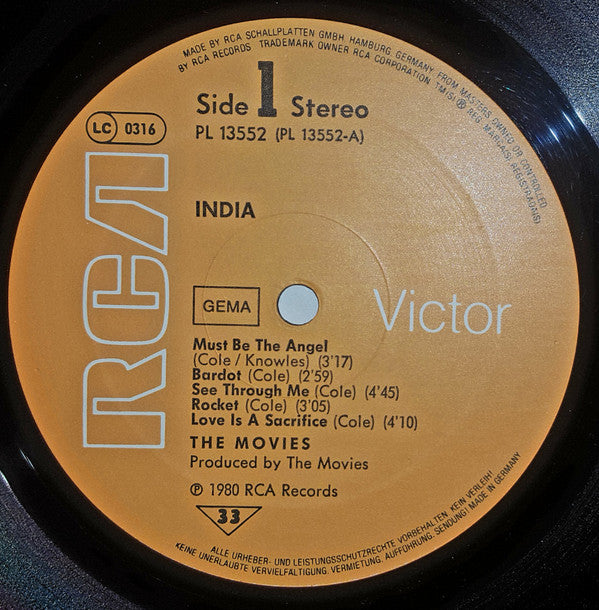 The Movies (2) : India (LP, Album)