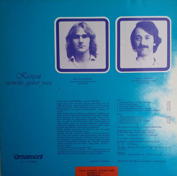 Kroton : Blaue Sonne (LP)