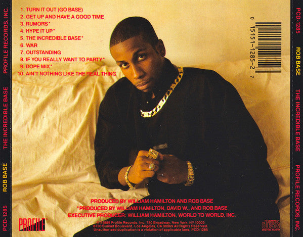 Rob Base : The Incredible Base (CD, Album)