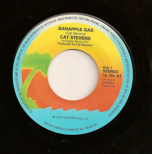 Cat Stevens : Banapple Gas (7", Single)