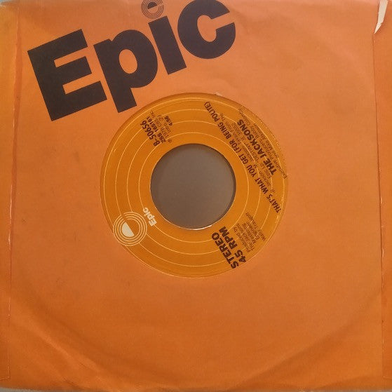 The Jacksons : Shake Your Body (Down To The Ground) (7", Single, Ora)