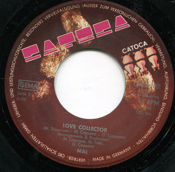 Mal : Crazy Kings / Love Collector (7", Single)